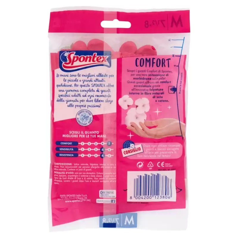Spontex Manusi de Menaj Soft Marimea M Bax 6 buc.